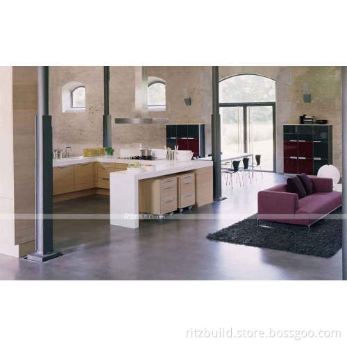 Home Furniture Professional Kitchen Cabinet Wooden Furniture Manufacturer Kitchen Furniture